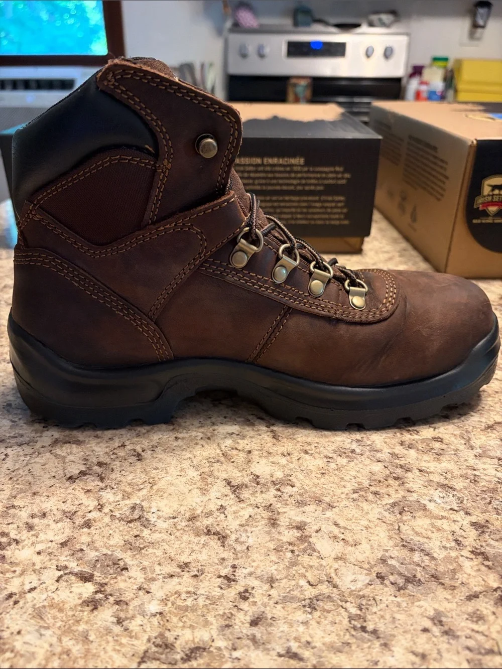 Red Wing Shoes Irish Setter Ely Brown Men’s Work Boots
